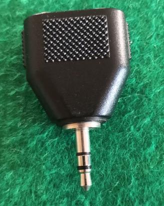 Splitter audio con jack da 3,5 mm con doppia uscit