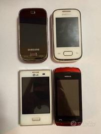 Lotto 4 cellulari vintage