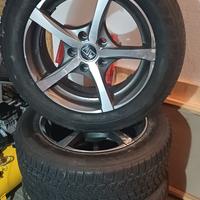 cerchi più gomme invernali x opel da16