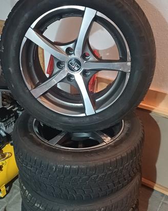 cerchi più gomme invernali x opel da16