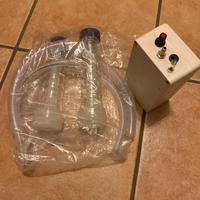 Pompa Mungitrice con raccoglitori per latte