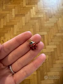 Ciondolo Coccinella 18k