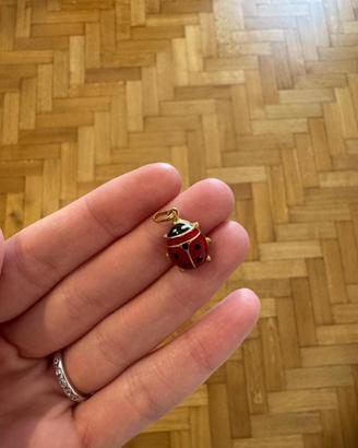 Ciondolo Coccinella 18k