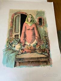 Litografia originale dell’artista Giampietro Maggi