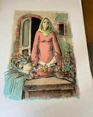 Litografia originale dell’artista Giampietro Maggi