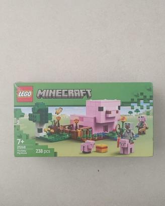 LEGO Minecraft 21268 La Casa del Maiale Bambino co