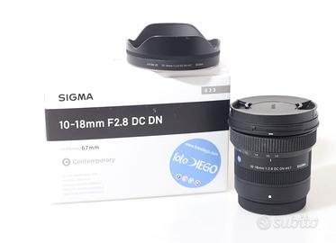 OBIETTIVO SIGMA 10-18 MM F/2.8 DC DN C. FUJI.