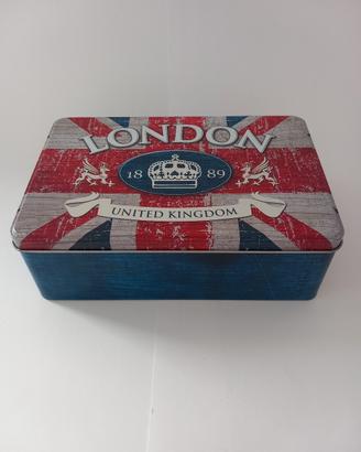 scatola in latta London 1889