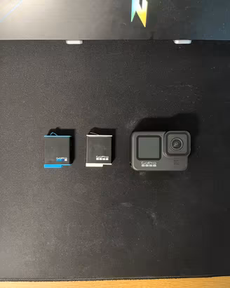 Gopro hero 9 black+batteria enduro+accessori