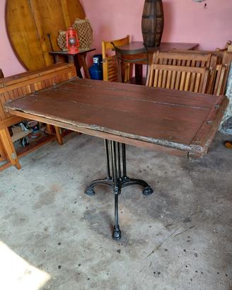 TAVOLINO RICAVATO DA ANTICA  PERSIANA  PRIMI 900