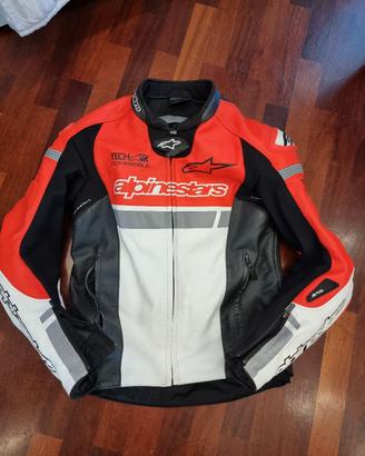 Giacca Alpinestars pelle Tech-Air taglia 50 