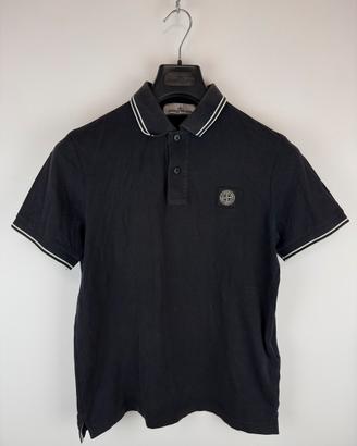 Polo blu scuro Stone Island