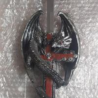 Drago con spada rimovibile in acciaio inossidabile