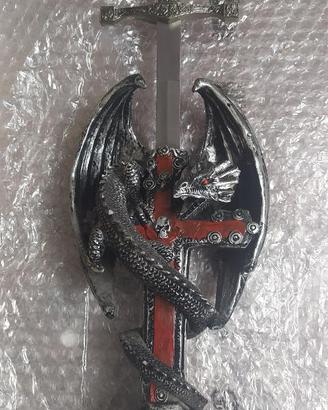 Drago con spada rimovibile in acciaio inossidabile