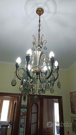 lampadario a goccia grigio