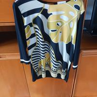 Blusa maniche tre quarti- nuova