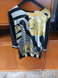 Blusa maniche tre quarti- nuova