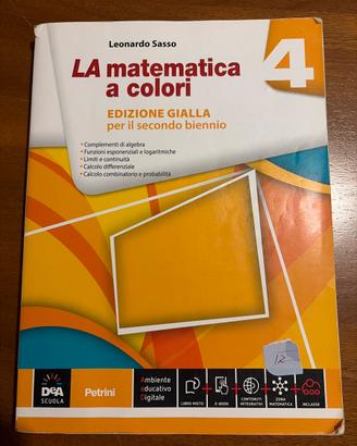 LA matematica a colori 4 edizione gialla