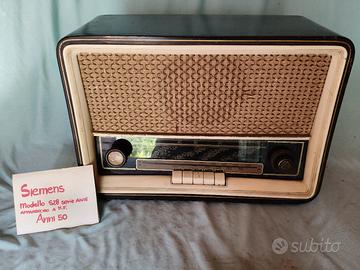 Radio vintage Siemens anni 50 