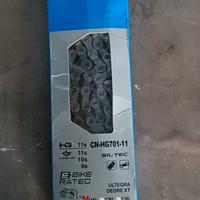 catena bici 116 maglie Shimano 