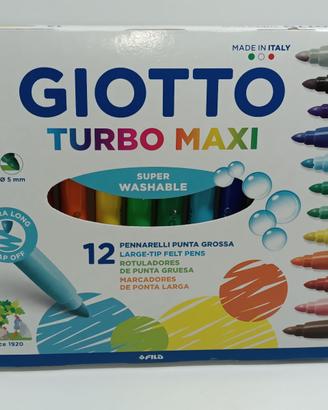 Turbo Max pennarelli punta grossa da 12 Giotto
