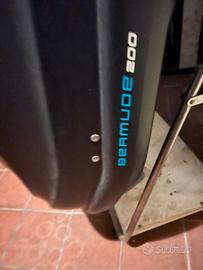 Baule da tetto Bermude 200 con attacchi per Jeep R