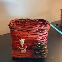 Cestino decorativo natalizio