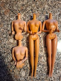 LOTTO CORPI E BUSTI BARBIE ANNI 80