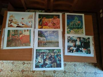 21 stampe di autori impressionisti