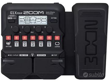 ZOOM G1X FOUR  multi effetto chitarra 