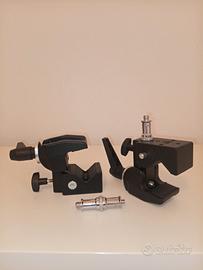 morsetti Manfrotto Super Clamp 035 + 2 spigot