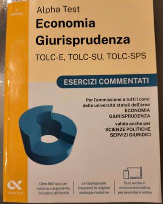 Economia Giurisprudenza TOLC-E, TOLC-SU TOLC-SPS