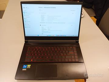 Msi Gf63 Thin i7 11th gen rtx 3050