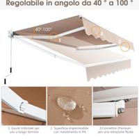 Tenda da sole impermeabile 