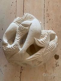 scultura in pietra corallina