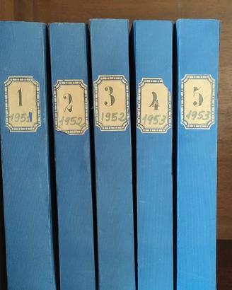 raccolta settimanale LO SPORT 1951 1952 1953