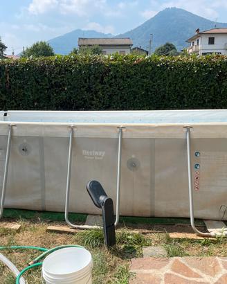 Piscina Bestway Power Steel 4x2 m con scaletta