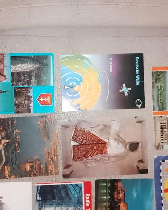14 Cartoline QSL di Stazione Radio Mondiali OC