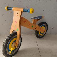 Bici legno senza pedali 12 pollici