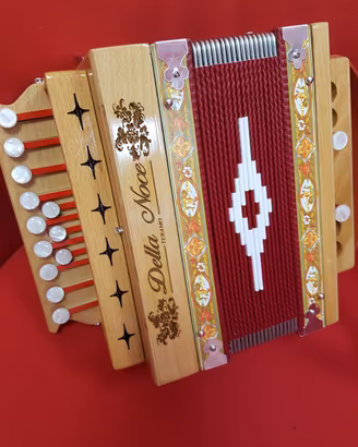Organetto a 2 bassi Della Noce PENNESE sol.NUOVO
