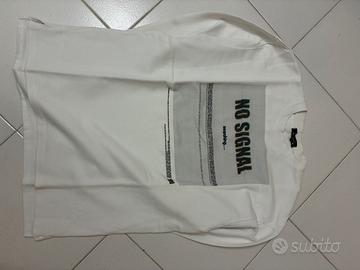 Felpa bianca No Signal taglia S