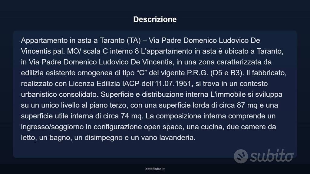 Appartamento – Taranto - Vista 5