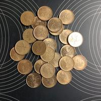 lotto n. 25 monete da lire 20