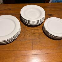 Servizio Tognana da 6 porcellana bianca vintage