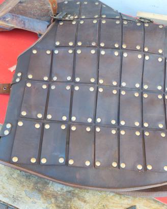 Armatura larp cuoio larp gdrv brigantina corazza