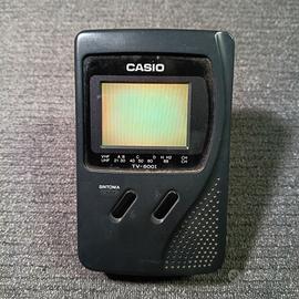 Casio, tv portatile uhf vhf,mod TV-600I vintage