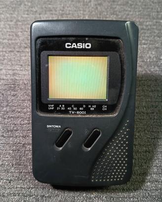 Casio, tv portatile uhf vhf,mod TV-600I vintage