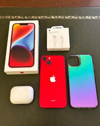iPhone 14 256GB + AirPods Pro (1ª gen) + Accessori