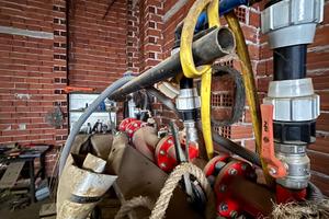 Impianto di filtrazione per manichette