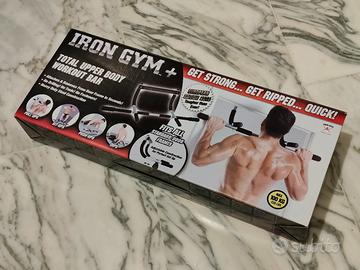 Barra trazioni, push up, dips, Iron Gym usata